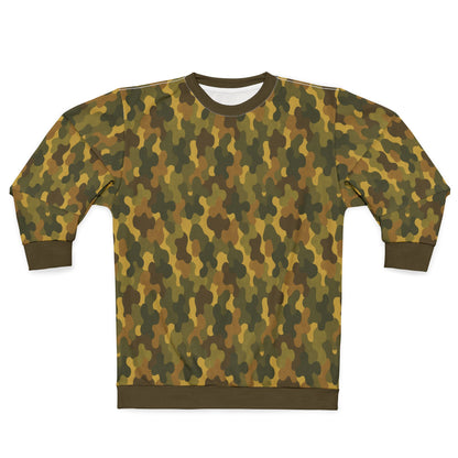 "SASR Day-Ops Camouflage", Unisex Sweatshirt (SASR Brown Cuffs and Collar)