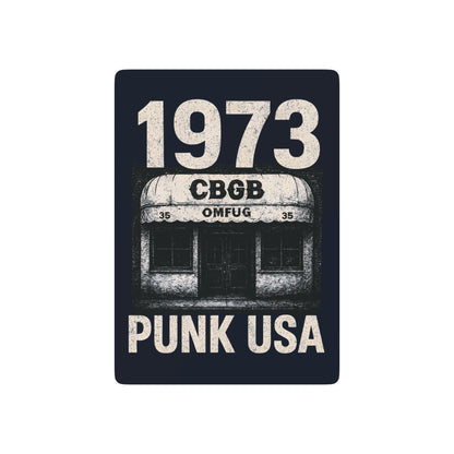 "1973 Punk USA", Cultural Playing Cards (Blackstone Blue)