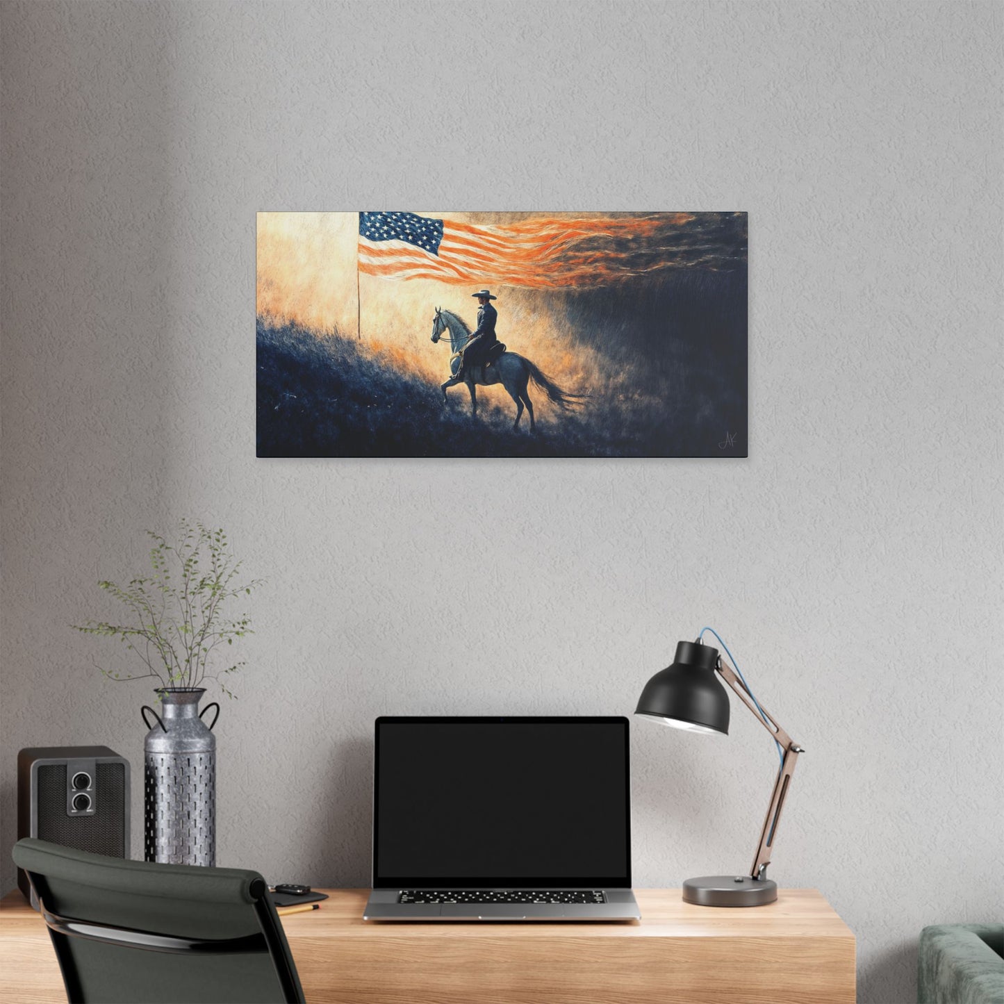 "Liberty under God", Stretched Classic Canvas Fine Art Print