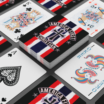"America First Christian" #03, Christian Playing Cards
