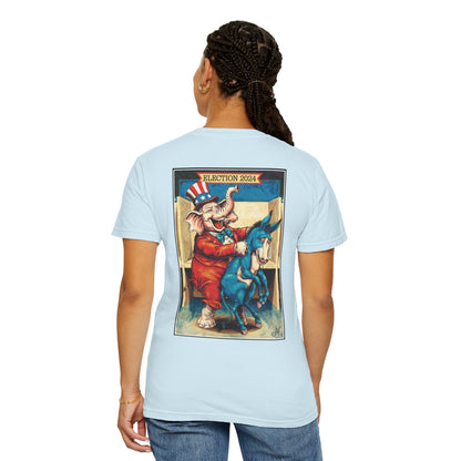 "MAGA Spanked the Donkeys 2024", Unisex T-shirt (Light Colors)