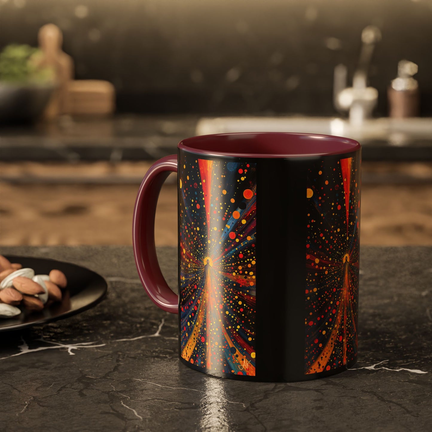 "Illuminated by Grace - 2 Corinthians 4:6", Colorful Mugs (11oz & 15oz)