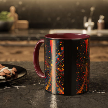 "Illuminated by Grace - 2 Corinthians 4:6", Colorful Mugs (11oz & 15oz)
