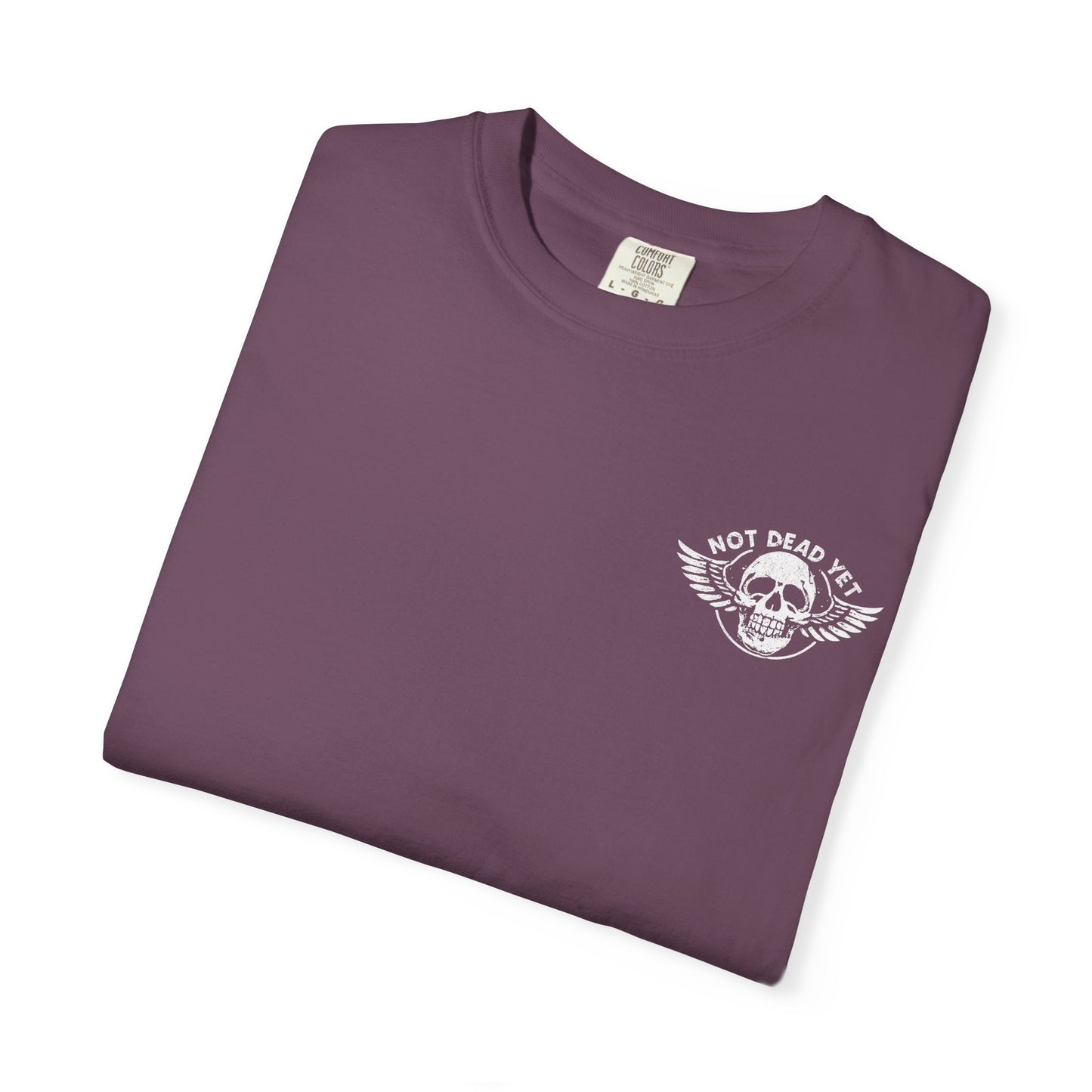 "Not Dead Yet - Winged Skull", Unisex T-shirt