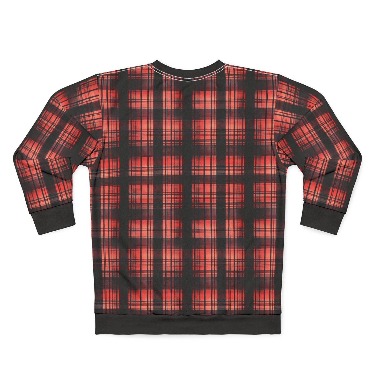 "Kin of Flame", Unisex Sweatshirt (Flame Black Cuffs and Collar)