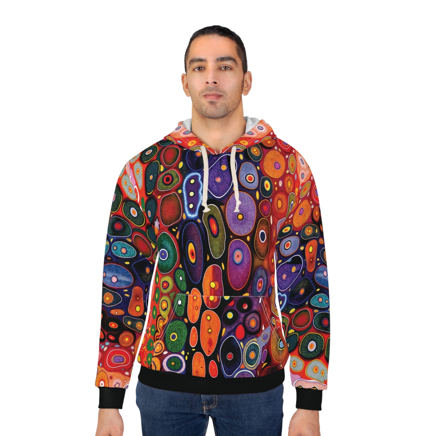 "Butterfly Colors", Unisex Wearable Art Pullover Hoodie