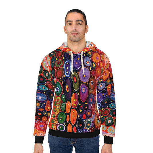 "Butterfly Colors", Unisex Wearable Art Pullover Hoodie