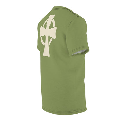 "Retro Jesus", Unisex T-shirt (Sage Green)