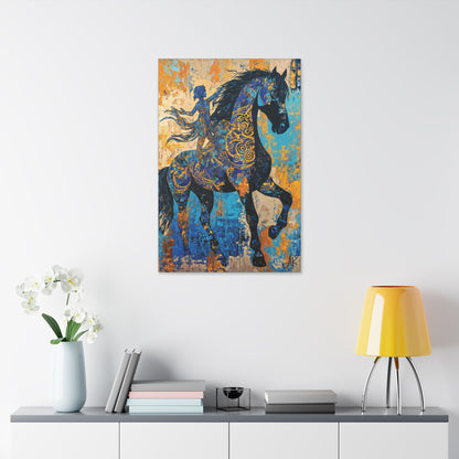 "Unbridled Freedom", Stretched Classic Canvas Fine Art Print
