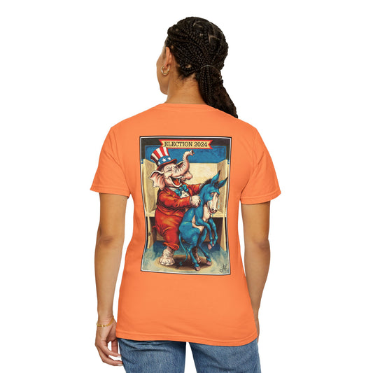 "MAGA Spanked the Donkeys 2024", Unisex T-shirt (Light Colors)