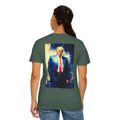 "Trump Portrait No. 6", Unisex T-shirt (Dark Colors)