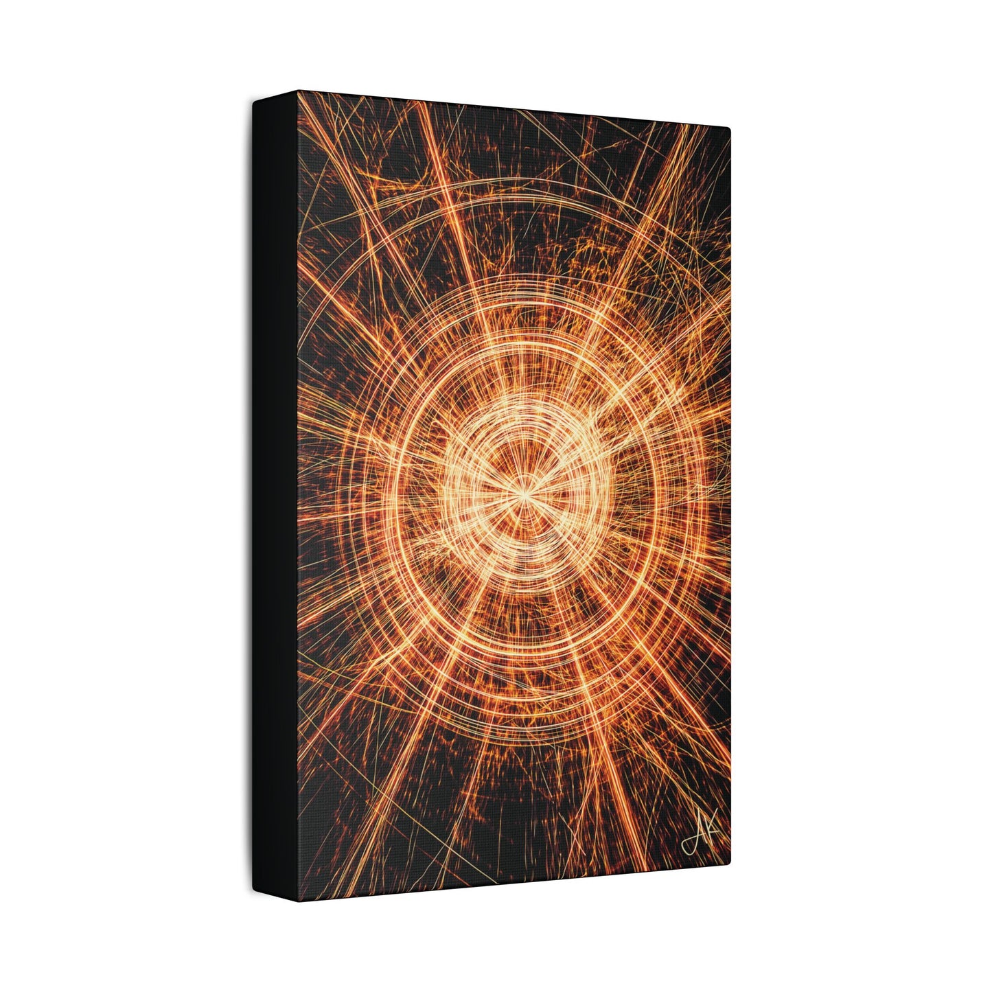 "His Light After Darkness", Stretched Classic Canvas Fine Art Print