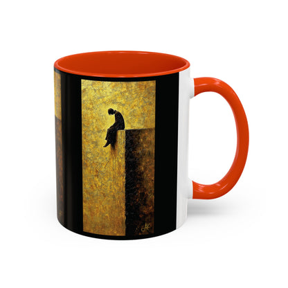 "In Darkest Hour He Is With Me", Colorful Mugs (11oz, 15oz)