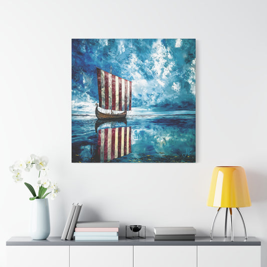 "First Keel at Cille Pheadair", Fine Art Matte Canvas, Stretched, 1.25"