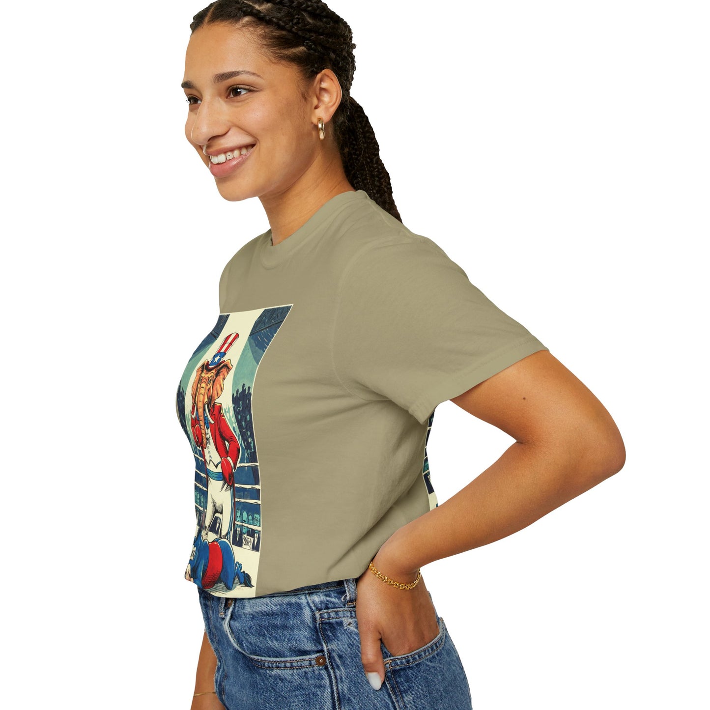 "Brutal Woke Knockout 2024", Unisex T-shirt (Light Colors)