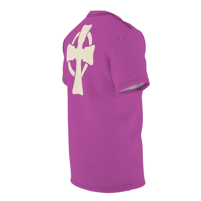 "Retro Jesus", Unisex T-shirt (Fuchsia)
