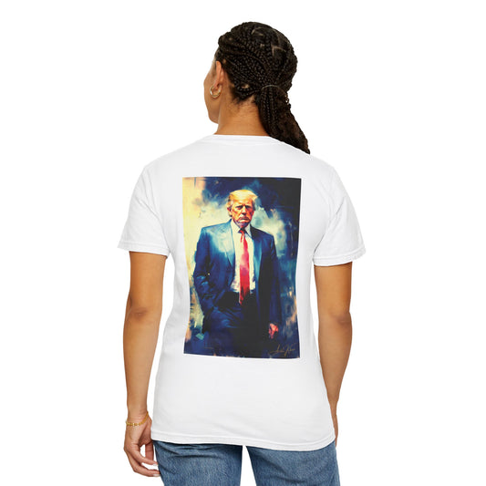"Trump Portrait No. 6", Unisex T-shirt (Light Colors)
