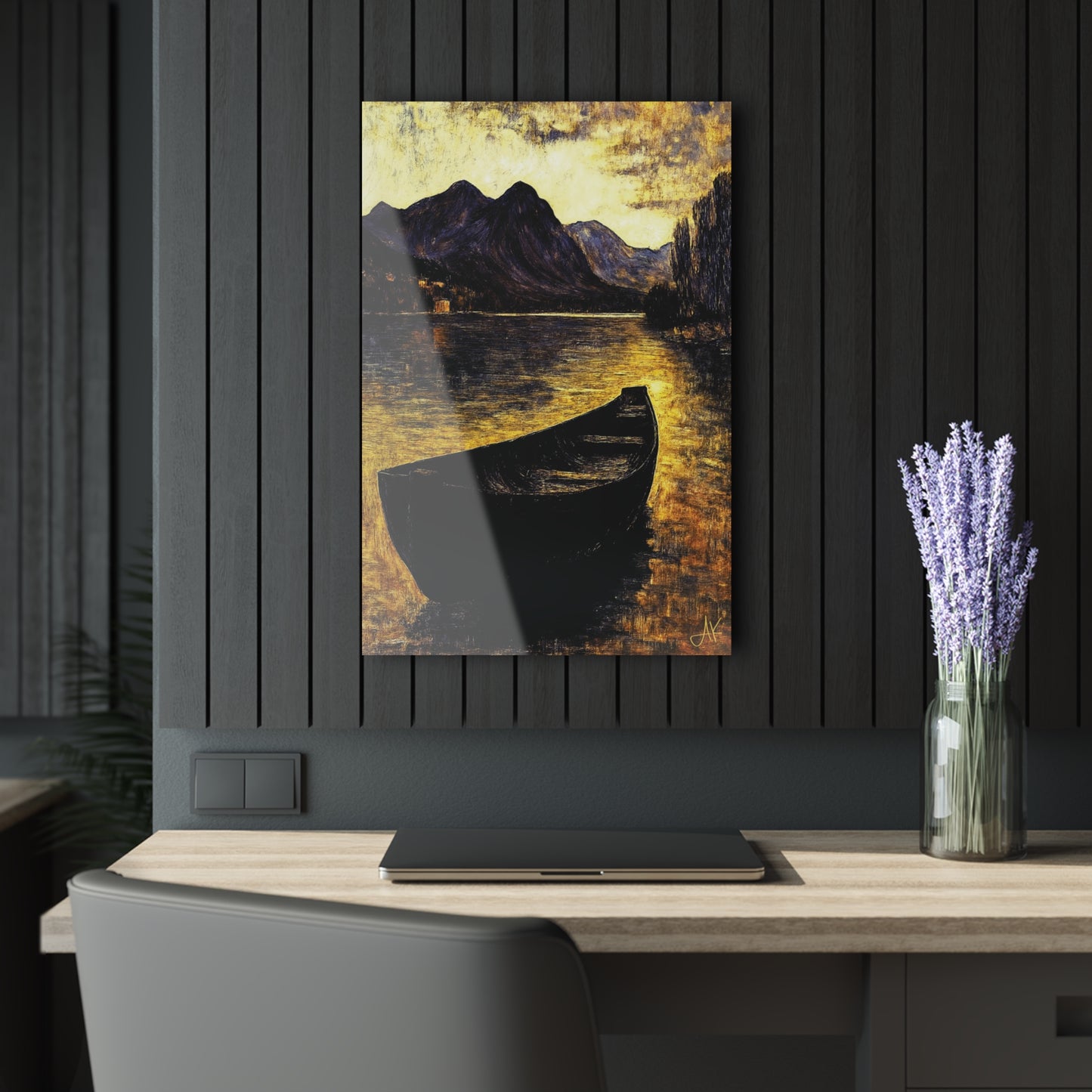 "By Oar and Tide - Ancient Gaelic Highways", Fine Art Acrylic Wall Prints (French Cleat Hanging)