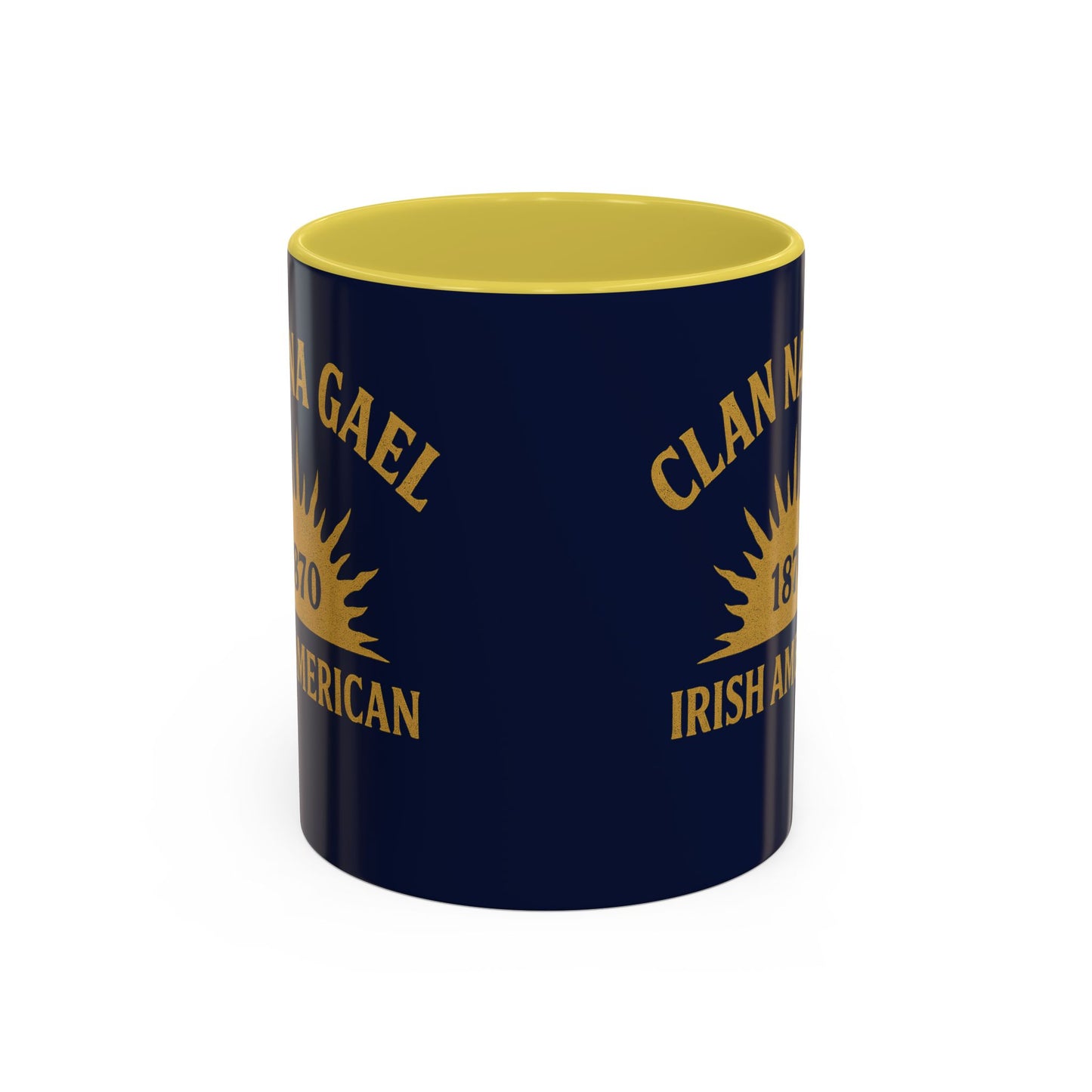 "Clan na Gael - Irish American", Colorful Mugs (11oz, 15oz) (Mariana Blue)