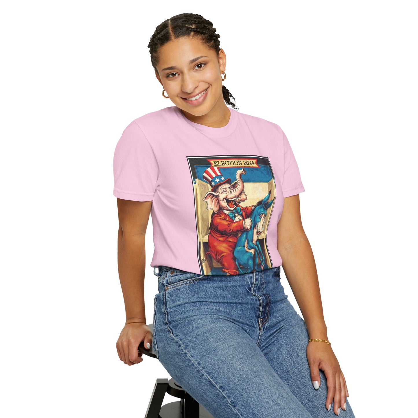"MAGA Spanked the Donkeys 2024", Unisex T-shirt (Light Colors)
