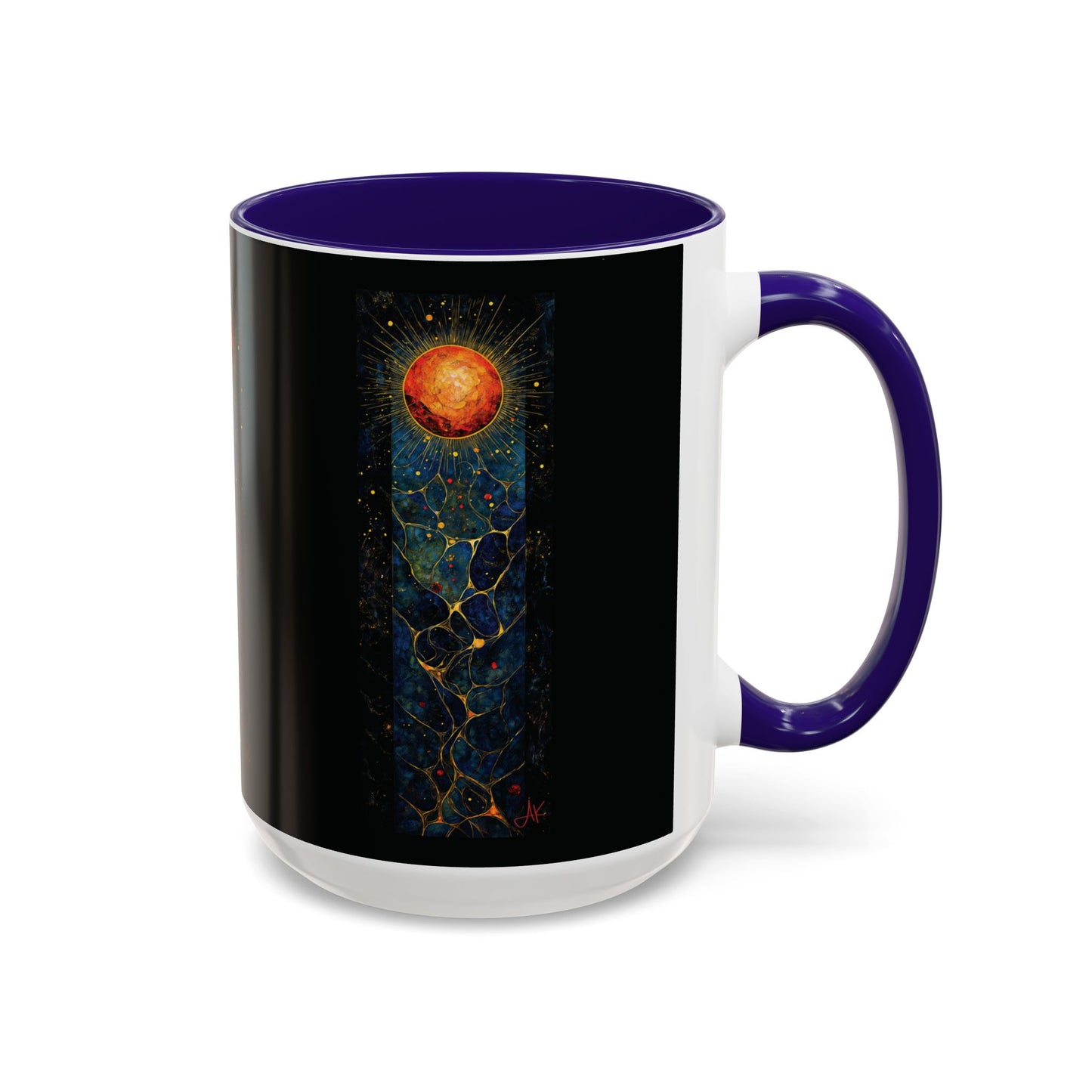 "The Living Light (John 8:12)", Colorful Mugs (11oz, 15oz)