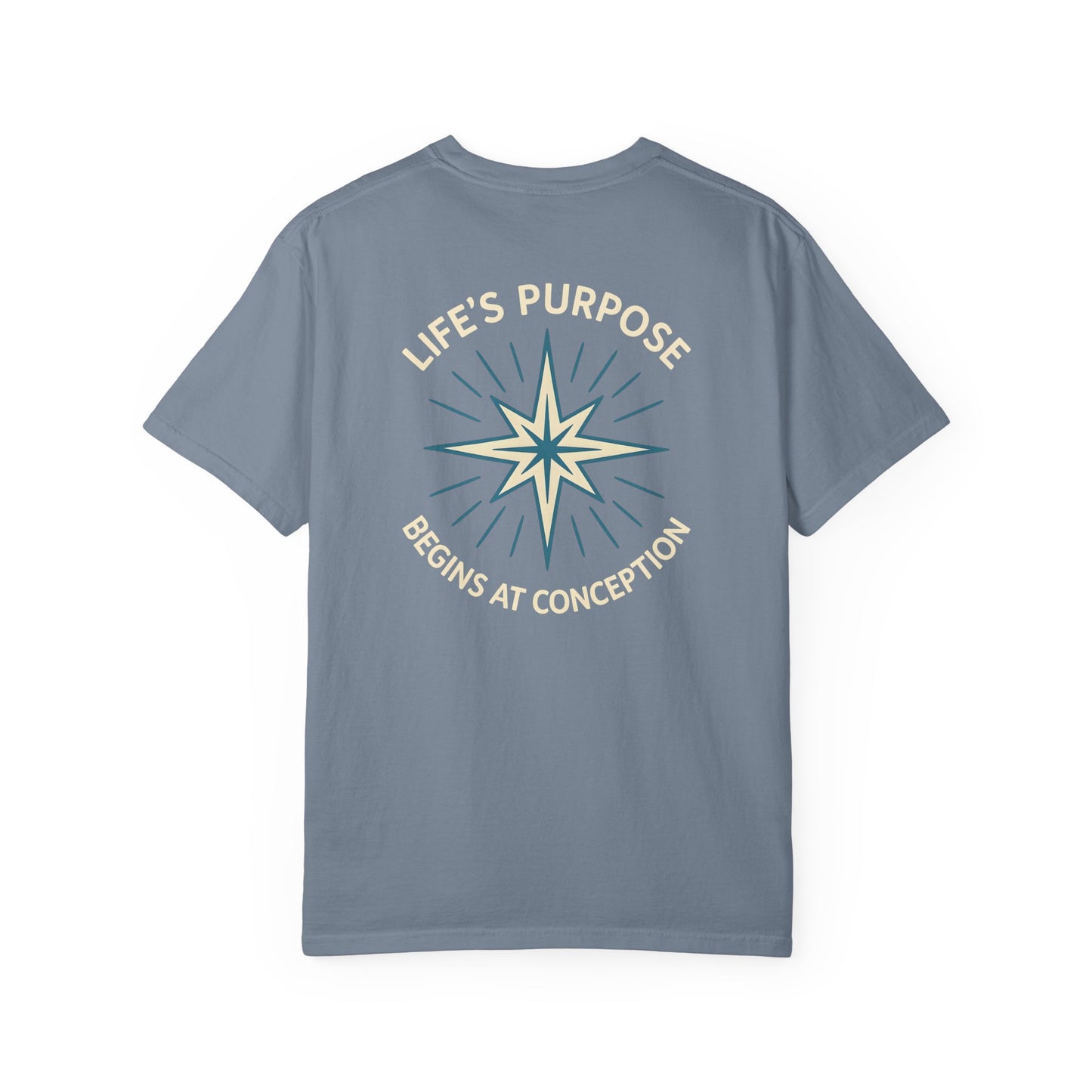 "Life's Purpose Begins at Conception #01", Unisex T-shirt