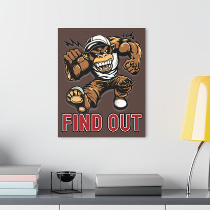 "Find Out", Acrylic Wall Prints (French Cleat Hanging) (Zanzibar Brown)