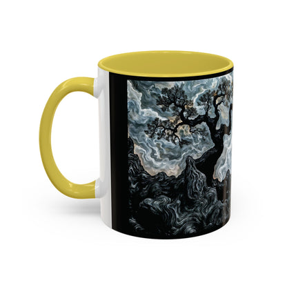 "An Crann Naomh (Gaelic) - The Sacred Tree (English)", Colorful Mugs (11oz & 15oz)