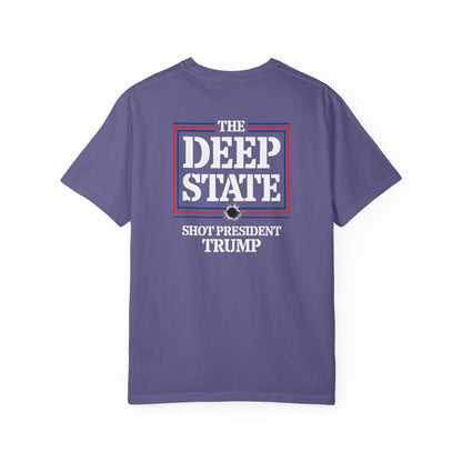 "The Deep State Shot President Trump" #01, Unisex T-shirt