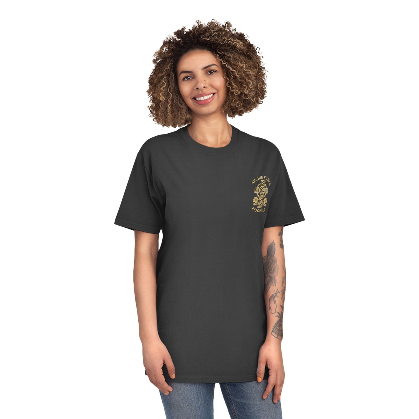 "Archie Kilmor Cross - Reforged", Unisex Faded Shirt