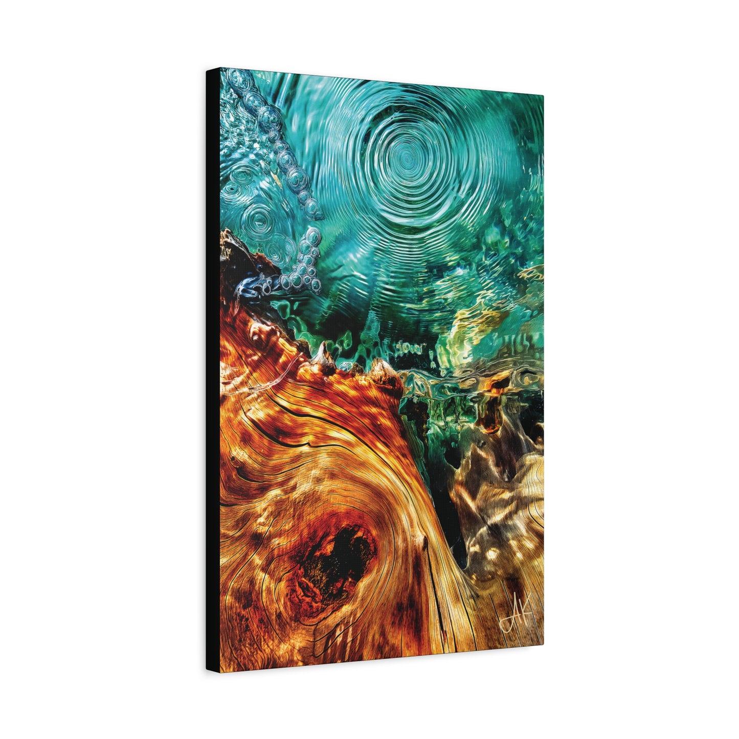 "Ringwell – Memory of the Tidal Wood", Fine Art Matte Canvas, Stretched, 1.25"