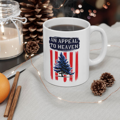 "An Appeal to Heaven", White Mug (11oz & 15oz)