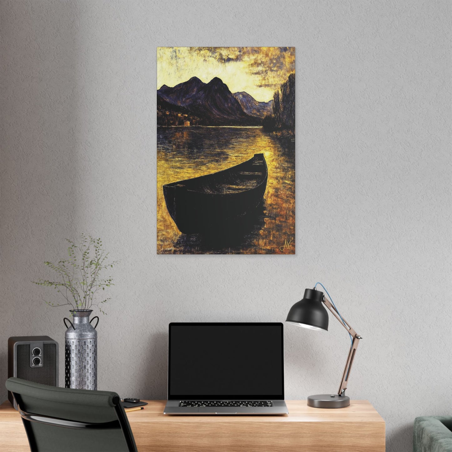 "By Oar and Tide - Ancient Gaelic Highways", Stretched Classic Canvas Fine Art Print