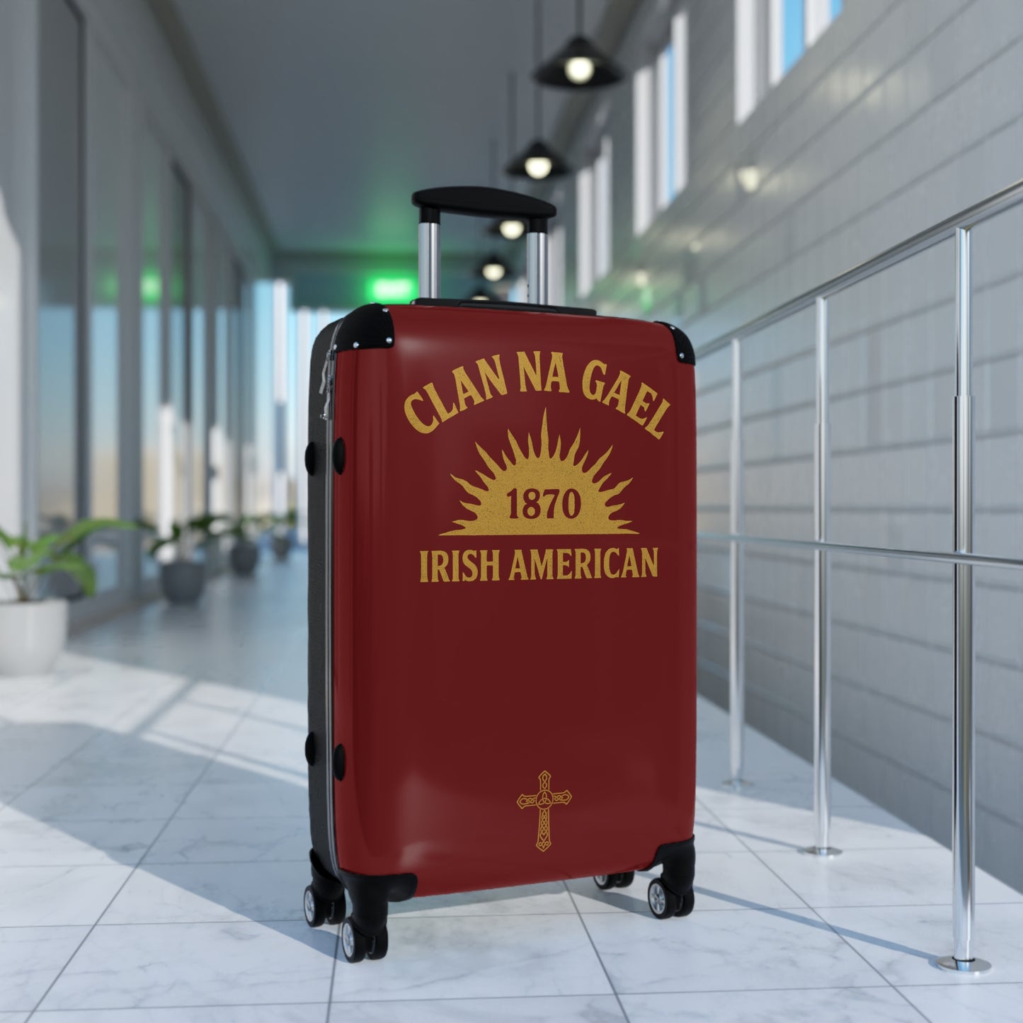 "Clan na Gael - Irish American", Suitcase (Palladius Red)