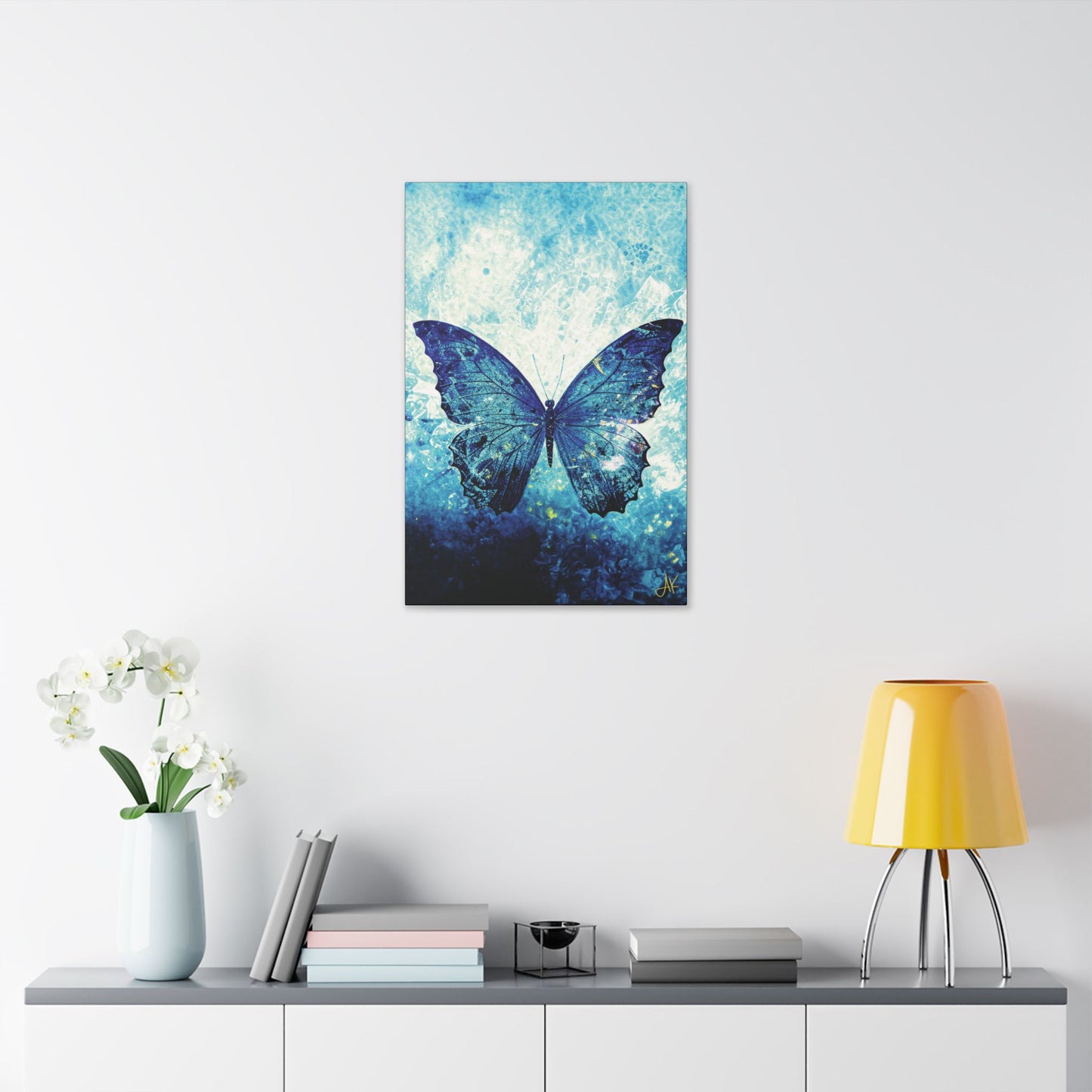 "Reborn" 2 Corinthians 5:17 (KJV), Stretched Classic Canvas Fine Art Print