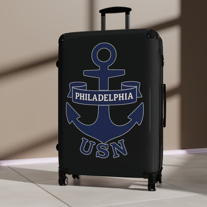 "USN Anchor", Suitcase (Righteous Black)