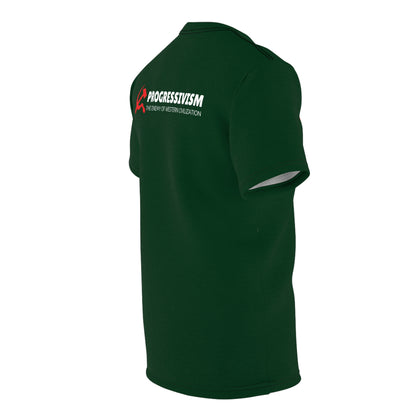 "Progressivism - Enemy of Western Civilization", Unisex Tee (Monsoon Green)
