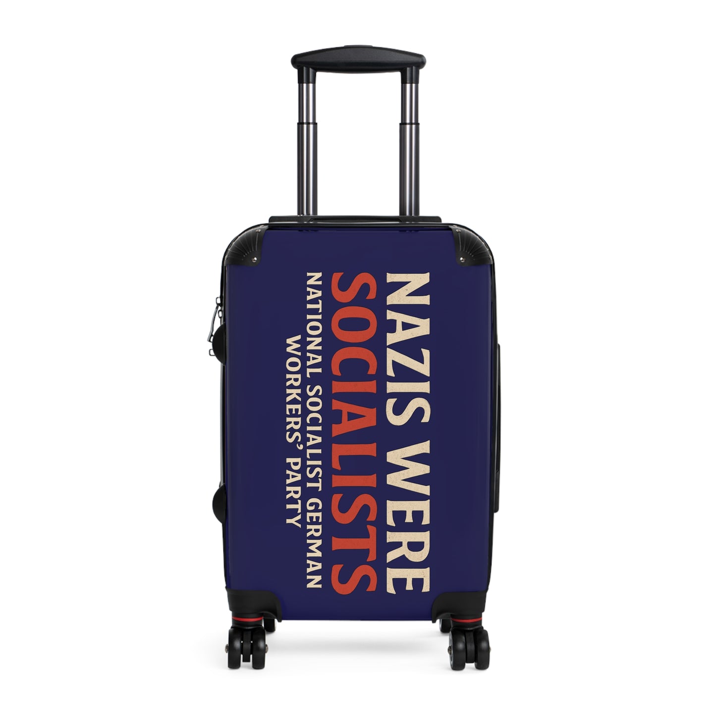 "Nazis were Socialists", Suitcase (Obsidian Blue)