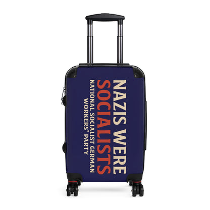 "Nazis were Socialists", Suitcase (Obsidian Blue)