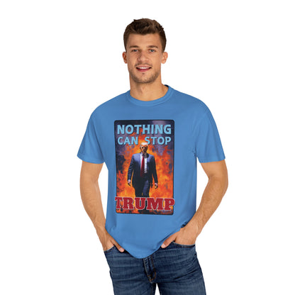 "Nothing Can Stop Trump", Unisex T-shirt (Light Colors)