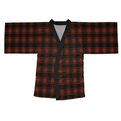 "Kilmor Gallóglach Tartan", Long Sleeve Kimono Robe