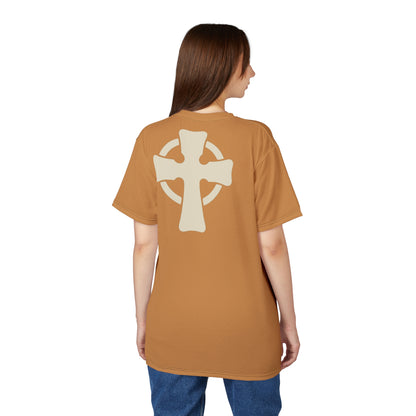 "Retro Jesus", Unisex T-shirt (Saffron Strands)