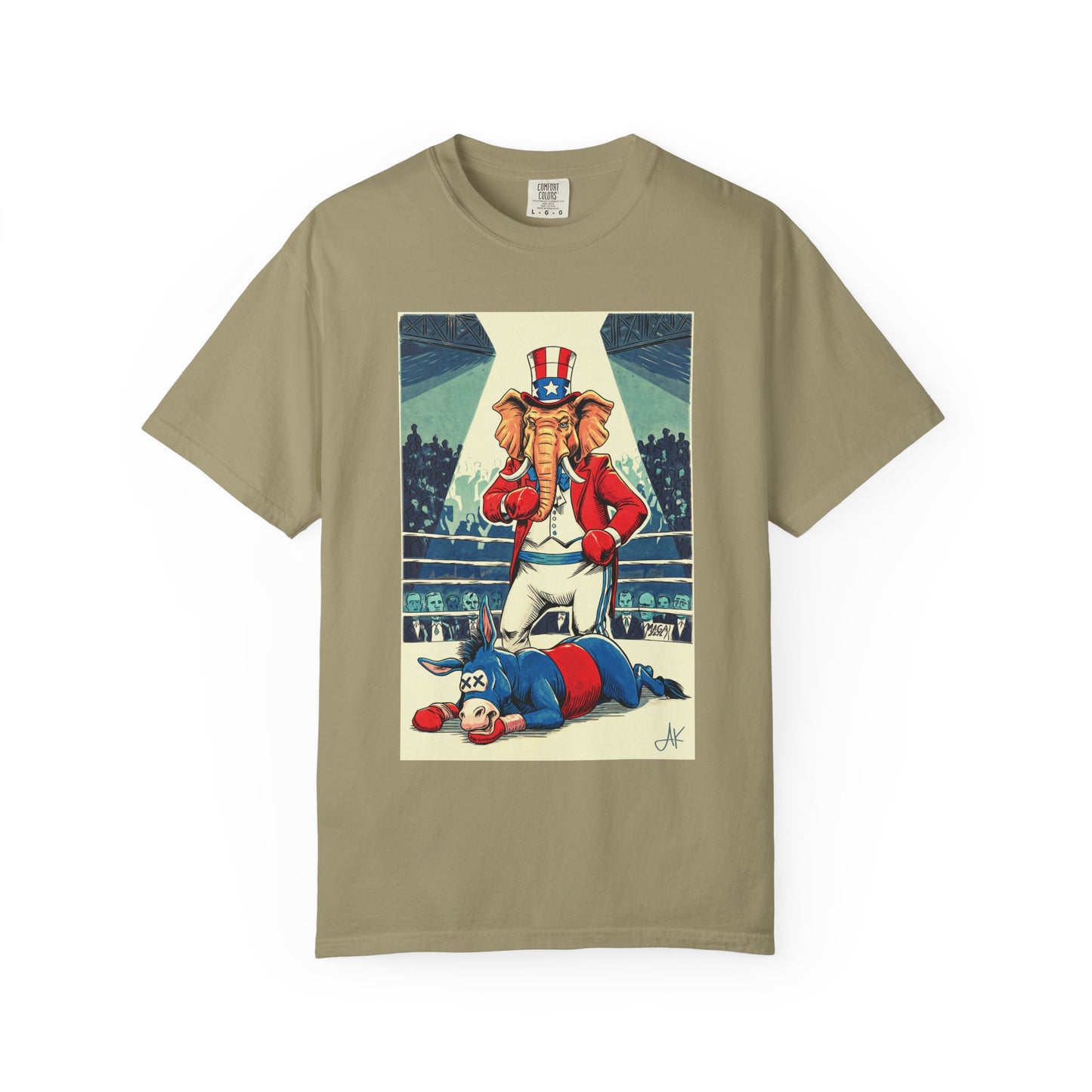 "Brutal Woke Knockout 2024", Unisex T-shirt (Light Colors)