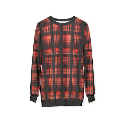 "Kin of Flame", Unisex Sweatshirt (Flame Black Cuffs and Collar)