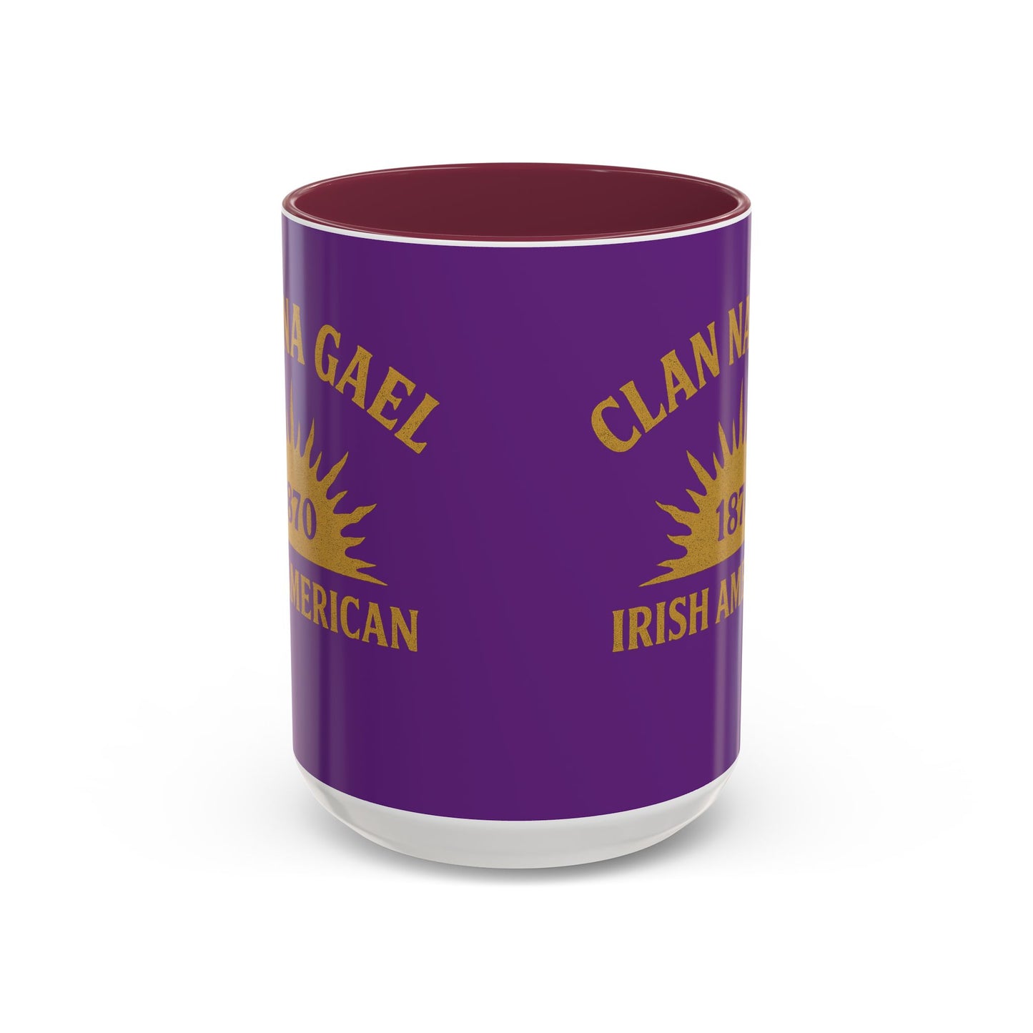 "Clan na Gael - Irish American", Colorful Mugs (11oz, 15oz) (Vesper Violet)
