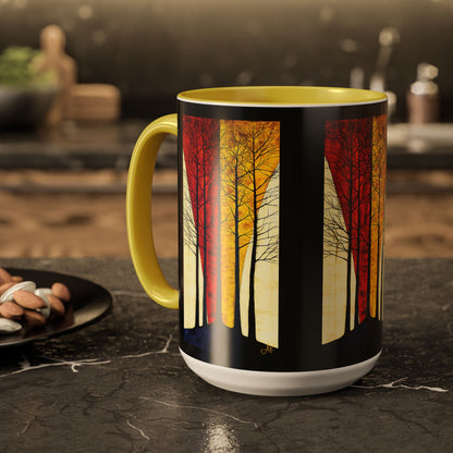 "Go Out in Joy" Isaiah 55:12 (NIV)", Colorful Mugs (11oz & 15oz)