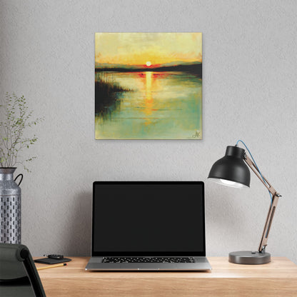 "Today Becomes Yesterday", Stretched Classic Canvas Fine Art Print