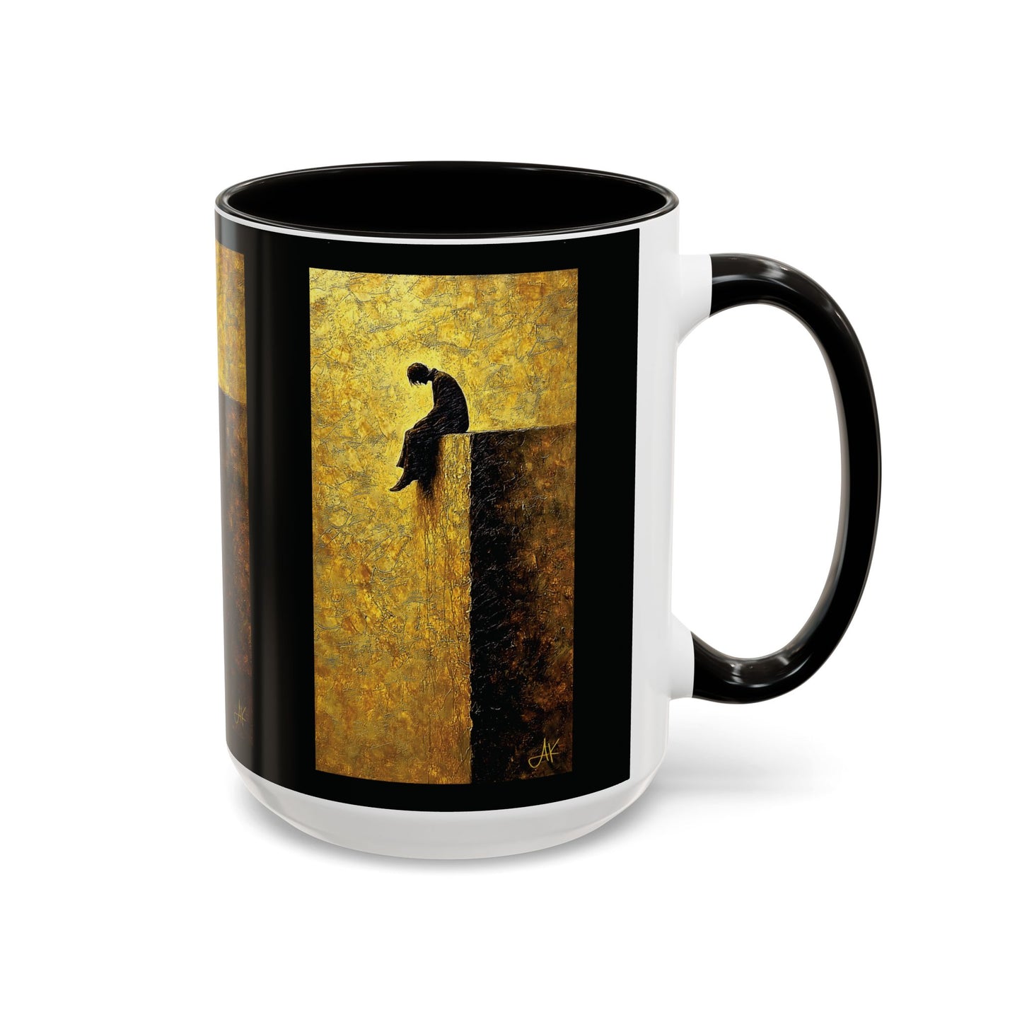 "In Darkest Hour He Is With Me", Colorful Mugs (11oz, 15oz)