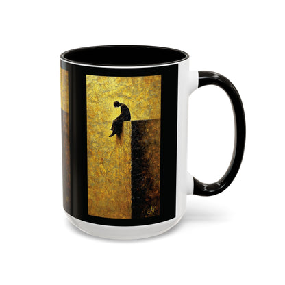 "In Darkest Hour He Is With Me", Colorful Mugs (11oz, 15oz)