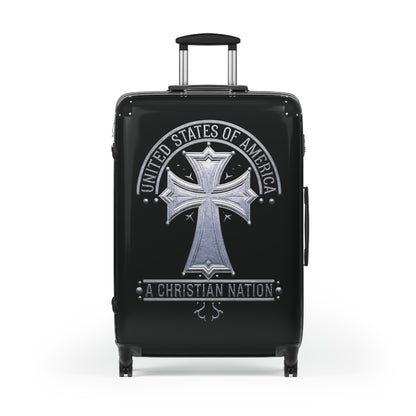 "USA - A Christian Nation" #02 Suitcases (Black)